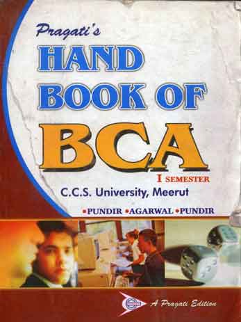 HAND BOOK OF BCA - I SEM.