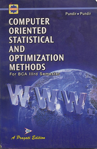 COMPUTER ORIENTED STATISTICAL AND OPTIMIZATION METHODS